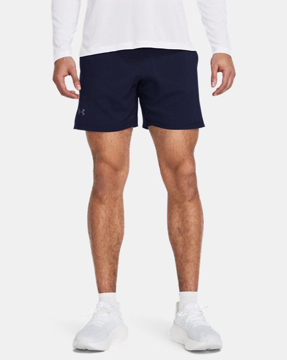 Men's UA Launch Elite 2-in-1 7'' Shorts, Blue, pdpMainDesktop image number 0